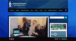 Desktop Screenshot of humanitarniradio.com